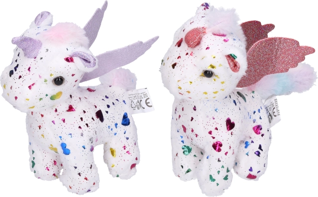 Unicorn din pluș 13 cm