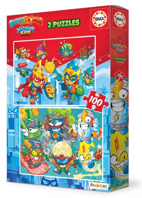 Puzzle Educa Superthings