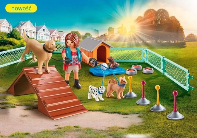 Set cadou Playmobil City Life - Antrenorul de câini