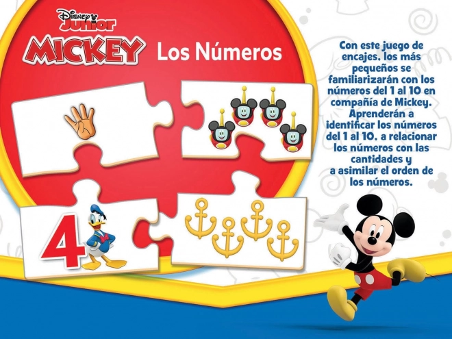 Puzzle educativ cu Mickey și prietenii: Numărare