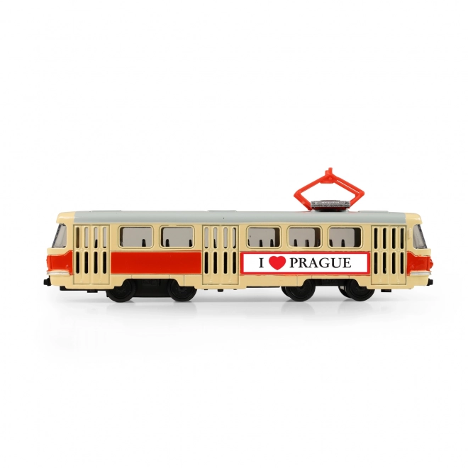 model tramvai Tatra T3 retro I Love Prague