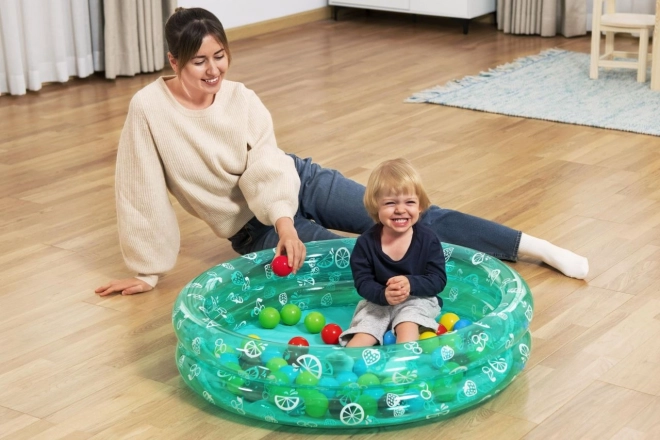 Piscină gonflabilă 91x20cm cu mingiuțe BESTWAY