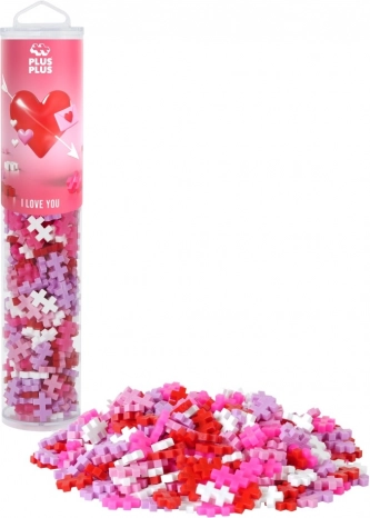 Plus-Plus I love you tubă 240 piese