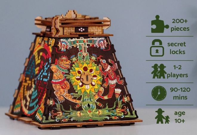 Puzzle din lemn Piramida Soarelui