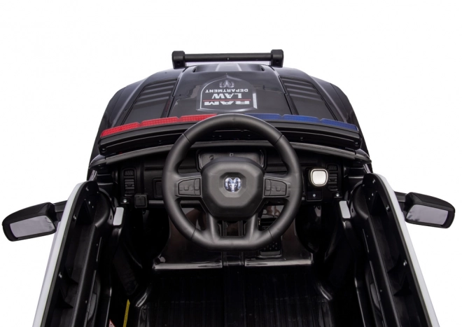 Mașină Electrică pentru Copii Dodge Ram Poliție Negru