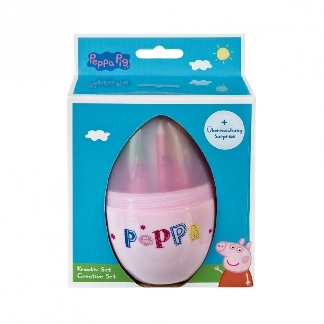 ou cu set de creație Peppa Pig