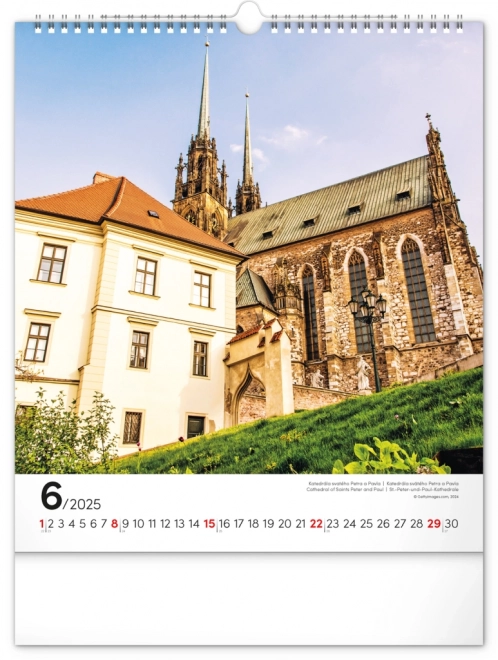 Calendar de perete Brno 2025