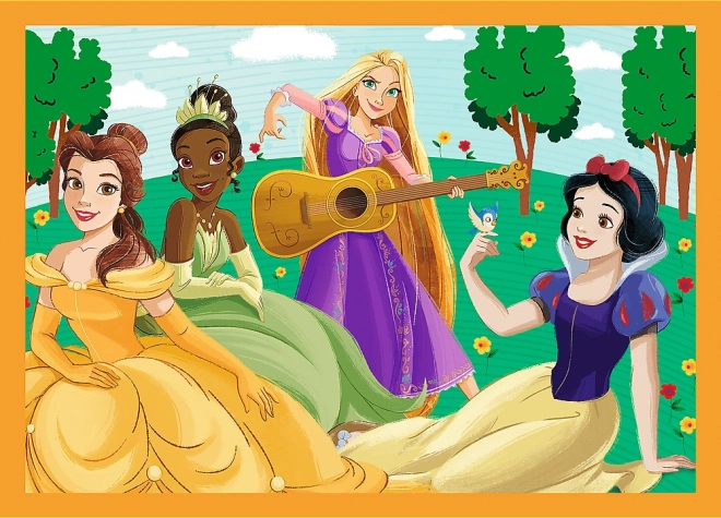 Pachet puzzle 4-in-1 Disney povești cu prințese