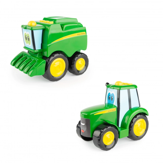 Tractor și Combina cu Efecte Sonore John Deere pentru Copii