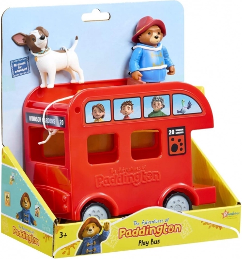 Set de joacă Paddington cu autobuz roșu