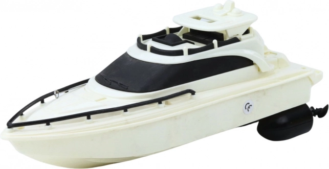 Barcă motorizată RC Speed Boat Storm controlată de la distanță, alb-negru