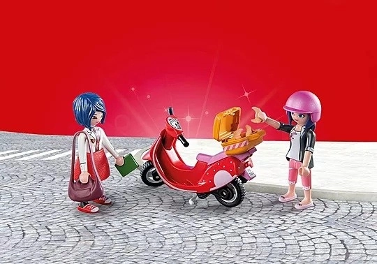 Miraculos: Plimbare cu scooterul prin Paris Figurină Playmobil