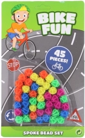 Mărgele colorate pentru bicicletă