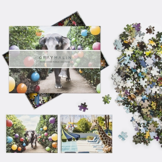 Puzzle dublu față Parcul Gray Malin