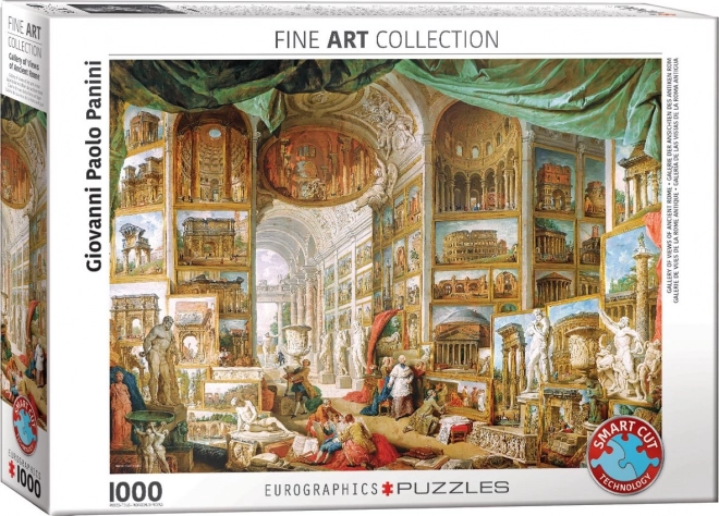 Puzzle galerie cu imagini din Roma modernă 1000 piese