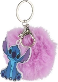Breloc pentru chei Stitch cu pompon