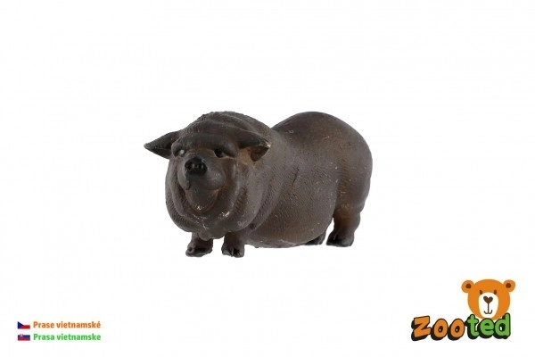 figurină jucărie porc vietnamese din plastic 7cm