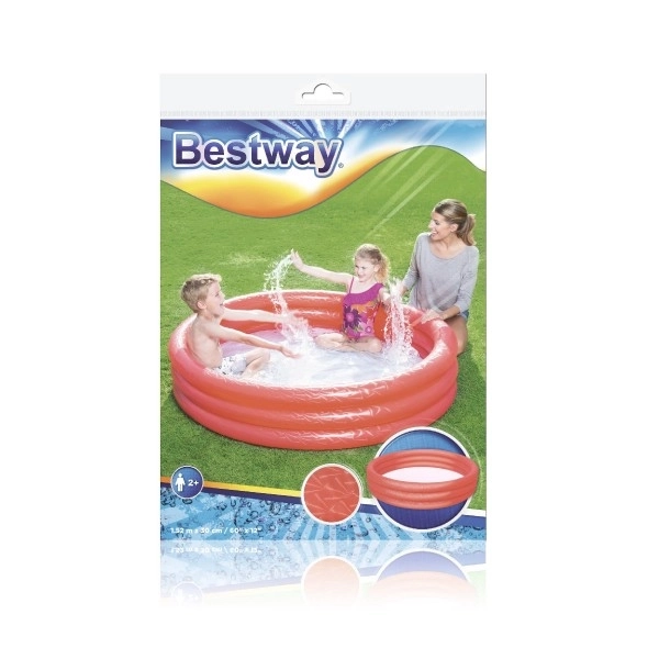 Piscină gonflabilă pentru copii roșie Bestway