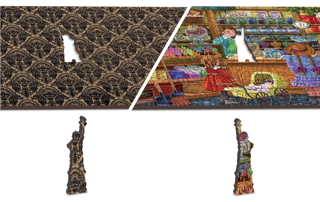 Puzzle reversibil 2în1 pentru distracție dublă