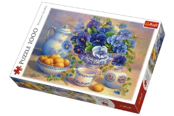 Puzzle Flori Albastre 1000 piese