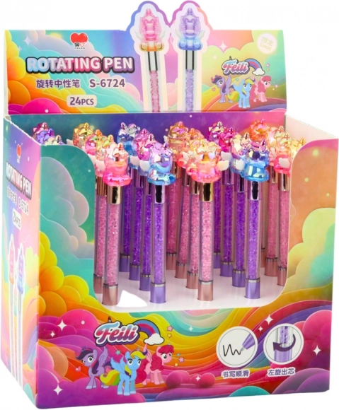 Pix gel colorat cu unicorn