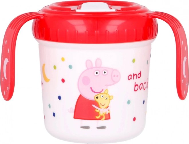 Cana cu mânere și cioc 250 ml Peppa Pig