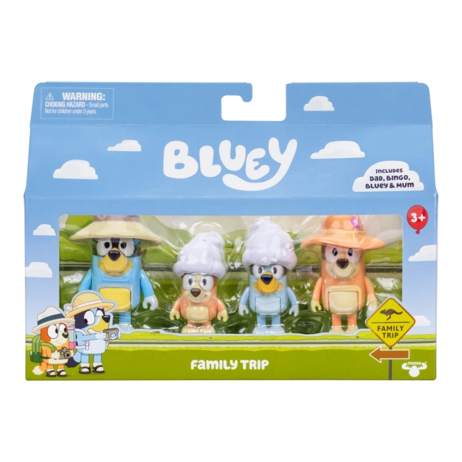 Figurine Bluey Excursie de Familie