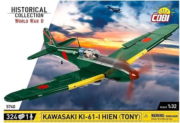 Avion KAWASAKI KI-61 II WW Tony, set construcție 1:32