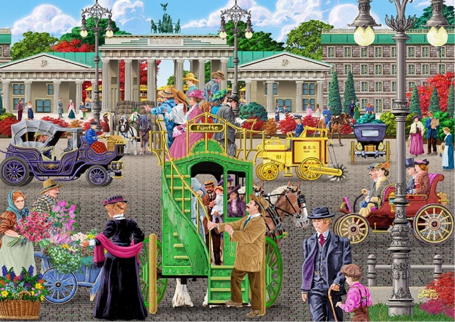 Puzzle 3D lemn Piața Paris din Berlin