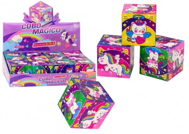 Cub magic educativ puzzle unicorni