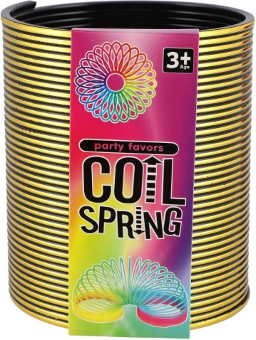 Spirală de plastic cu efect metalic