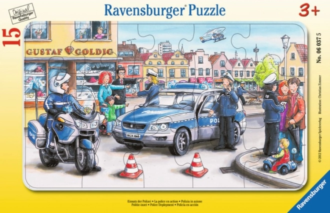 Puzzle poliție 15 piese