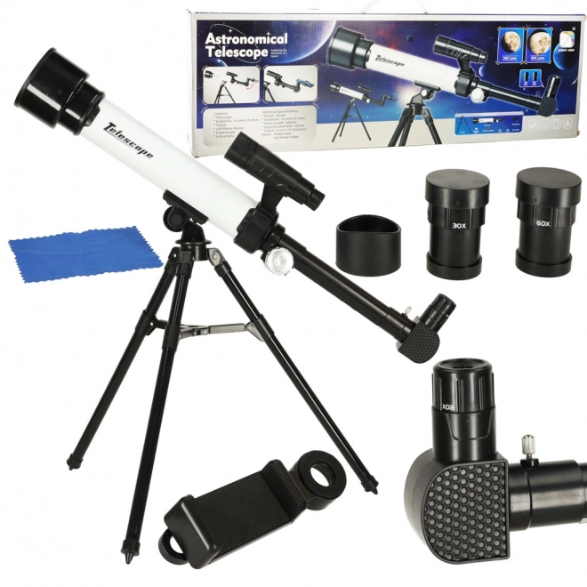 Telescop astronomic educațional cu trepied pentru copii