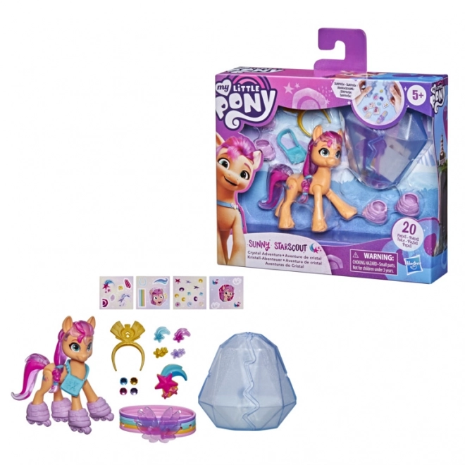 Figurină My Little Pony Sunny Starscout Aventura Cristal – Sunny