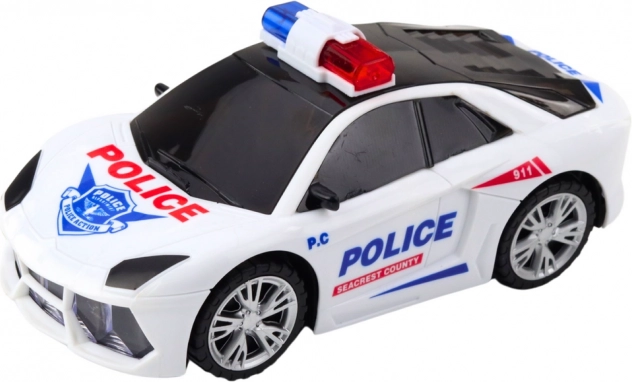 Mașina de poliție interactivă cu lumini și sunete