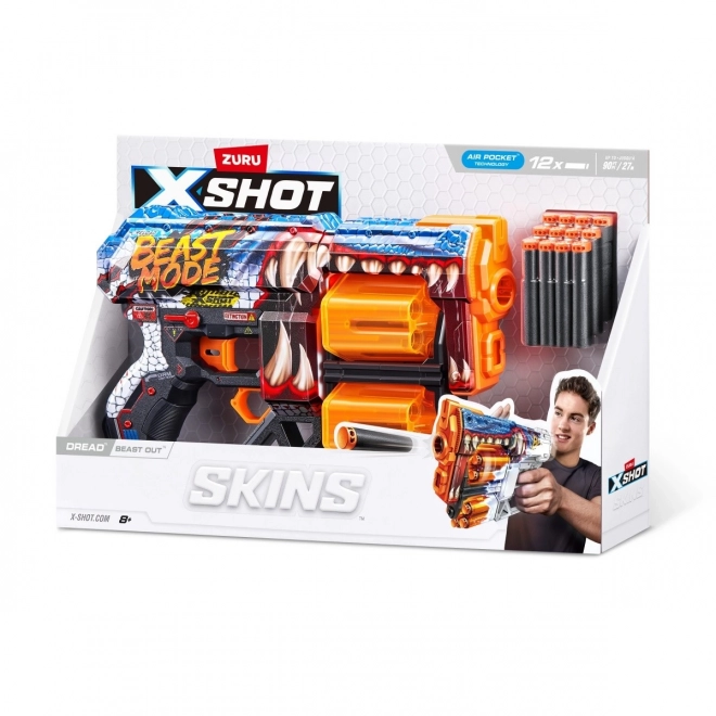 Lansator Skins Dread X-Shot (12 săgeți) model Beast