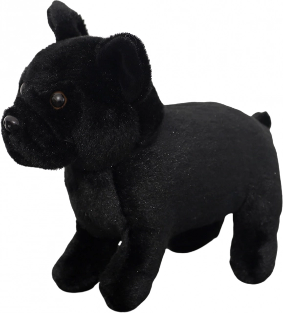 căţeluş de pluș negru 19 cm