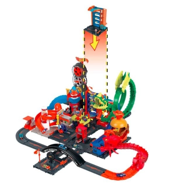 Set parcare mică Hot Wheels City