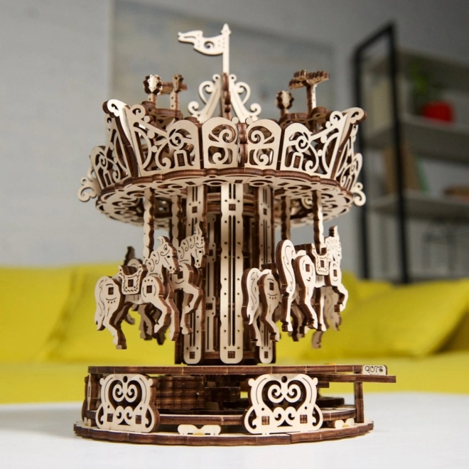 Puzzle 3D carusel Ugears