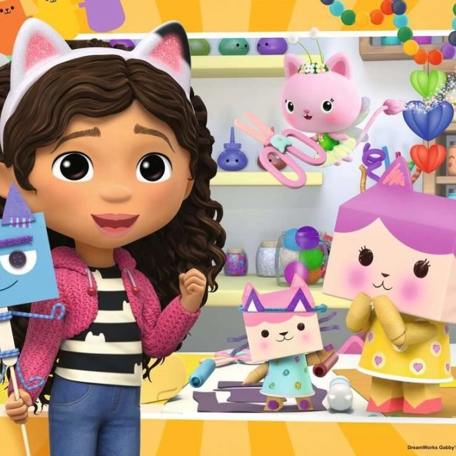 Puzzle Căsuța magică a lui Gabby de la Ravensburger