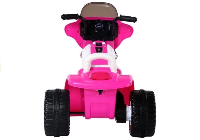 Motocicletă pentru copii pe baterie roz închis