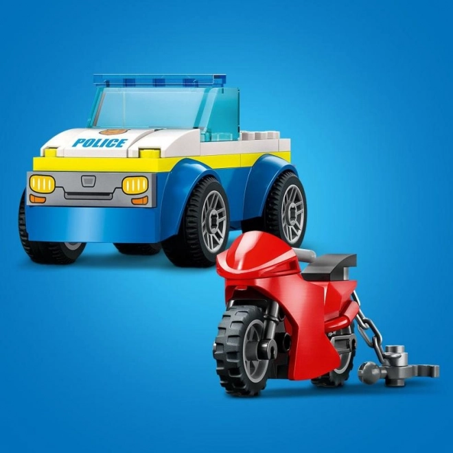 Set LEGO City Post de poliție urmărire