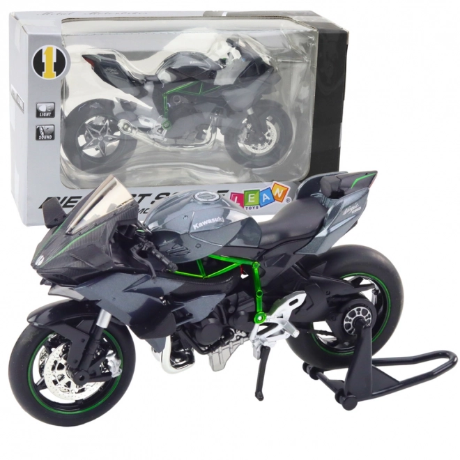 Motocicletă Sport din Metal cu Efecte de Lumină și Sunet