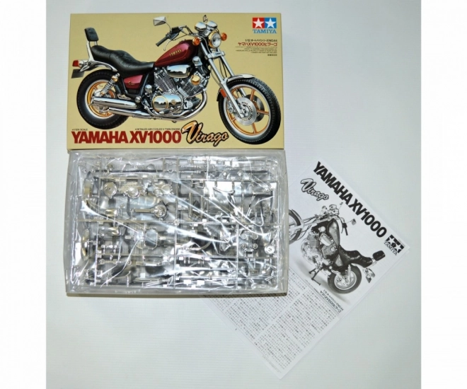 Model motocross Yamaha Virago XV1000 de asamblat