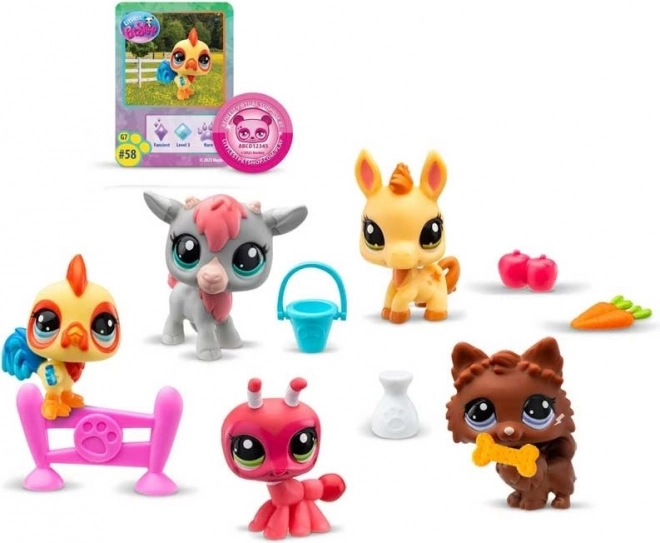 Set 5 jucării Littlest Pet Shop de la Hasbro