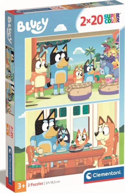 Puzzle Bluey 2x20 piese