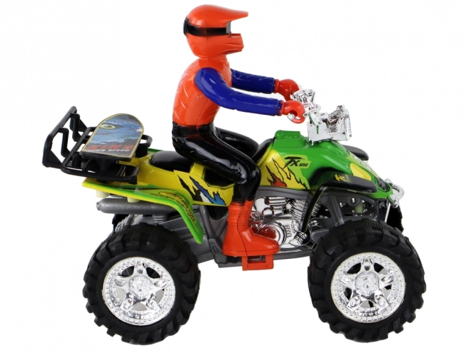 quad teren 4x4 cu pusher