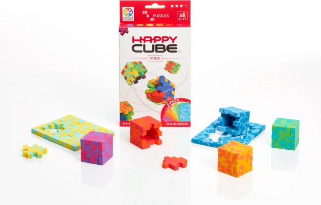 cuburi puzzle 3D Happy Cube Pro din spumă, set de 6