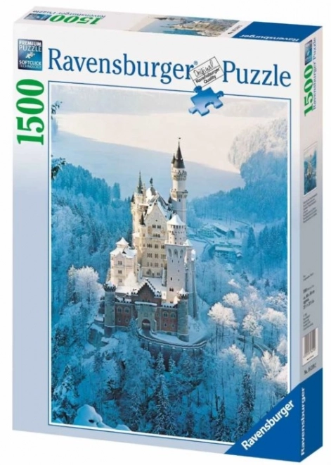 Puzzle RAVENSBURGER Castelul Neuschwanstein Iarna 1500 piese