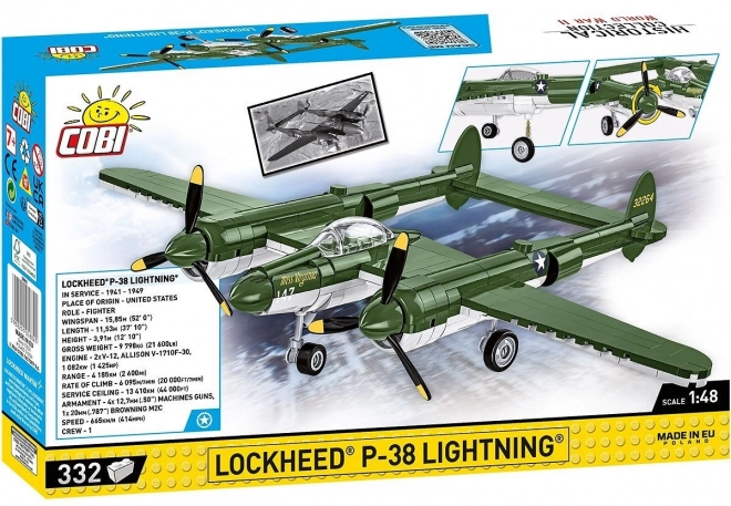 klocki avion Lockheed P-38 Lightning